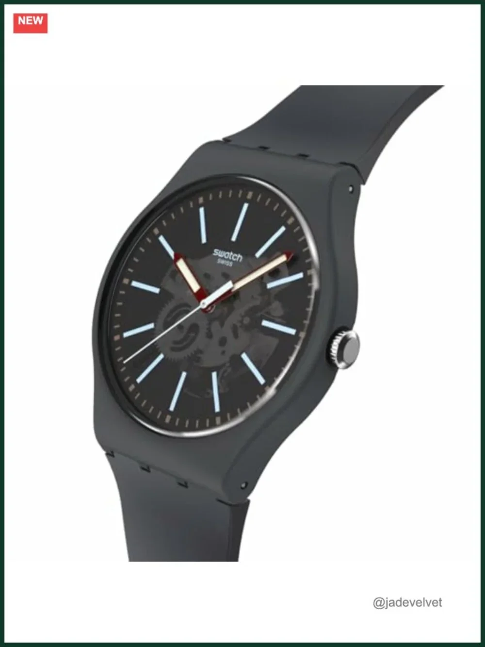 New Gent Biosourced Lacquered Unisex Watch Quartz Waterproof Polymer